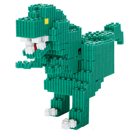 Dinosaurio Block 3d
