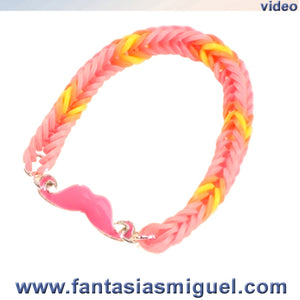 Pulsera Con Ligas Espina De Pescado