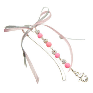 Separador Rosa-Plata Con Con Dije Ángelito