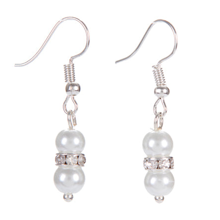 Aretes Con Engarces De Perlas