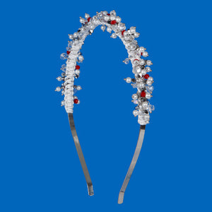 Diadema Con Engarces De Perlas