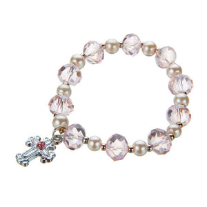 Pulsera Decenario Cristal-Rosa
