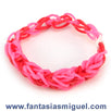 Fantasías Miguel Clave:DM121 Pulsera Rosa / Rojo