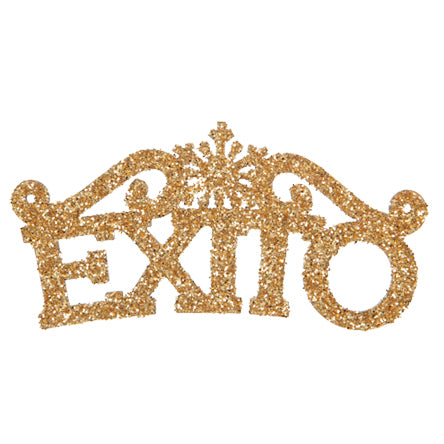 Letrero Éxito Diamantado Oro