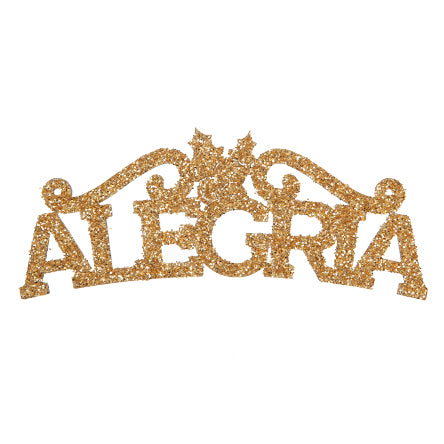 Letrero Alegría Diamantado