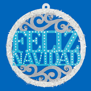 Esfera Feliz Navidad Con Escarcha