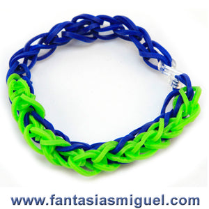 Pulsera Con Ligas Marino-Limón