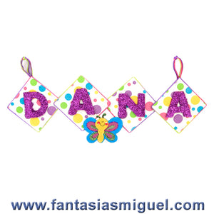 Letrero Para Fiesta Infantil Dana