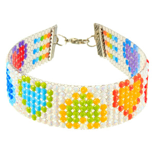 Pulsera Corazones Multicolor