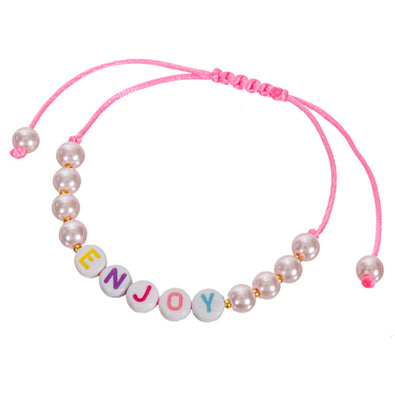 Fantasías Miguel Clave:ED92 Pulsera Perla Rosa