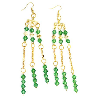 Fantasías Miguel Clave:EG18 Aretes Oro-Esmeralda