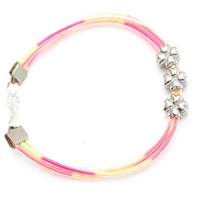 Fantasías Miguel Clave:EG23 Pulsera Rosa-Marfil Con Cuenta Flor