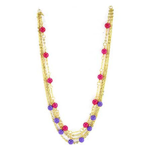 Collar Oro Fiusha-Morado