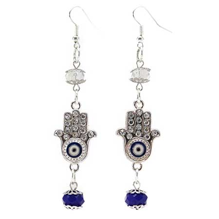 Aretes Con Manita De La Suerte