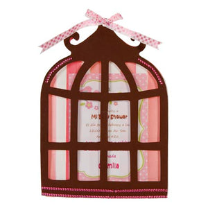 Jaula Invitación Baby Shower Pajaritos