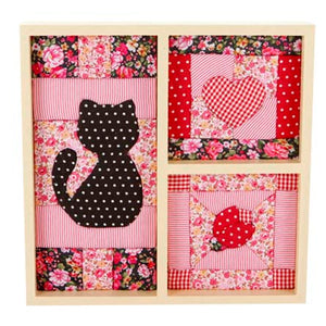 Adorno Con Tela Técnica Patchwork