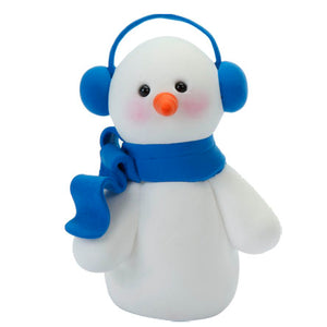 Muñeco De Nieve Con Fomi Moldeable