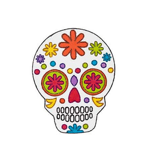 Calavera Con Flores