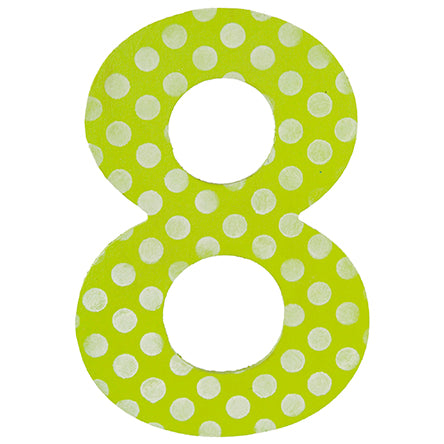 Numero 8 Con Puntos