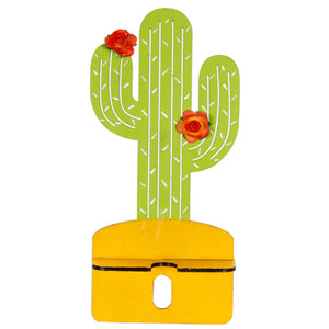 Base Celular Cactus  Con Flores