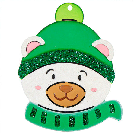 Oso Navideño Gorro Verde