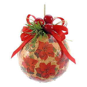 Esfera Con Nochebuenas