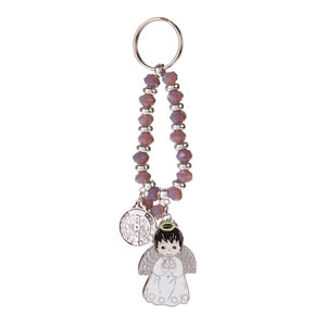 Llavero Pulsera Con Dije De Ángel