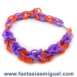 Pulsera Con Ligas Zig-Zag