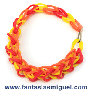 Pulsera Amarillo/Rojo/Naranja