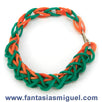 Fantasías Miguel Clave:ER479 Pulsera Agua/Naranja