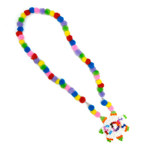 Collar Dtubitos Pom Poms
