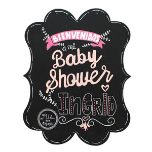 Letrero Garigoleado Bienvenidos A Mi Baby