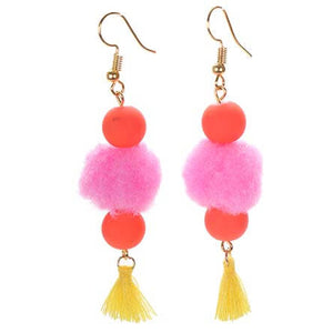 Aretes Pom Poms