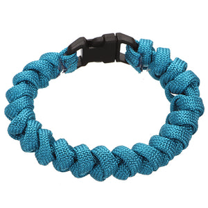 Pulsera Con Cordón Paracaídas Azul