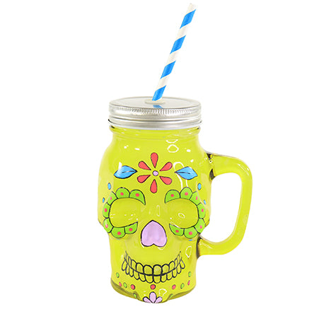 Frasco Calavera Patina