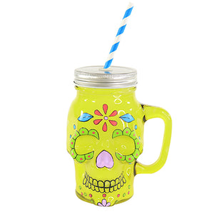Frasco Calavera Patina