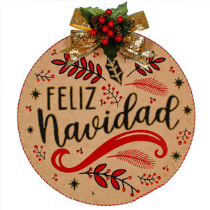 Esfera Feliz Navidad