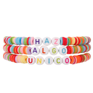 Pulseras Haz Algo Único Multicolor