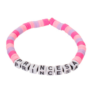 Pulsera Princesa Con Cuenta Plastica