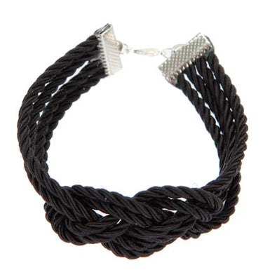 Fantasías Miguel Clave:FC169 Pulsera Tejida Con Nudo Infinito