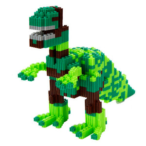 Dinosaurio Con Block 3d