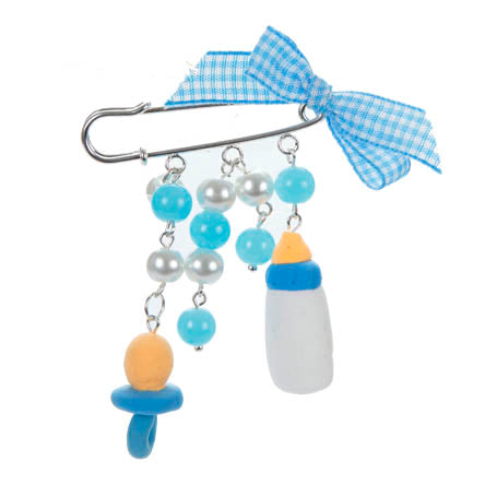 Segurito Para Baby Shower Azul Con Fomi Moldeable