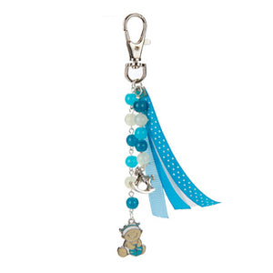 Colgante Para Llavero Con Dije Baby Azul