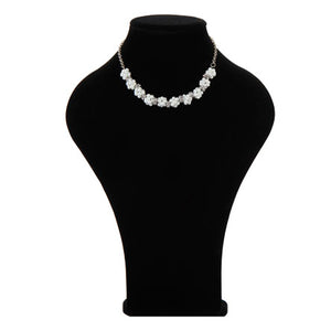 Collar De Cadena Con Enjambre De Perlas