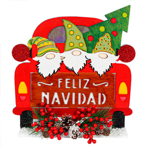 Camioneta Roja Duendes