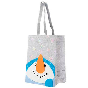 Bolsa Diamantada Muñeco De Nieve Copos