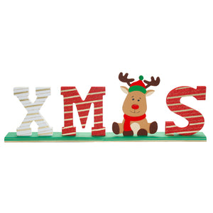 Letrero Christmas Con Reno
