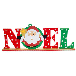 Letrero Noel Con Santa