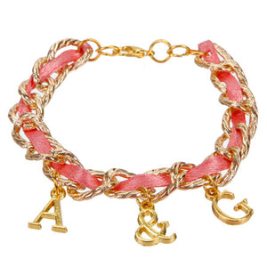 Pulsera Con Letras Iniciales Regalo Para Novia