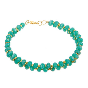 Pulsera De Rondeles Jade